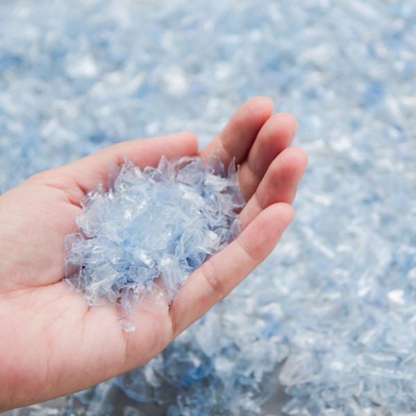 蓝白再生PET净片